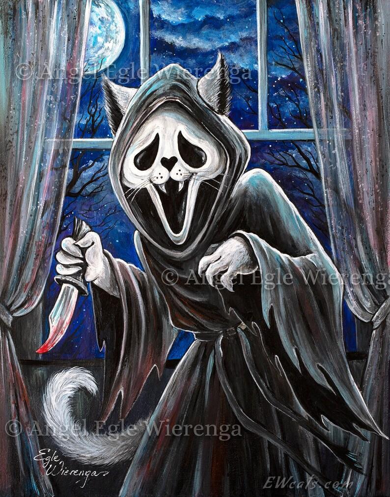 EWA-Ghostface/ Scream - 8x10 – Ghoulish Mortals