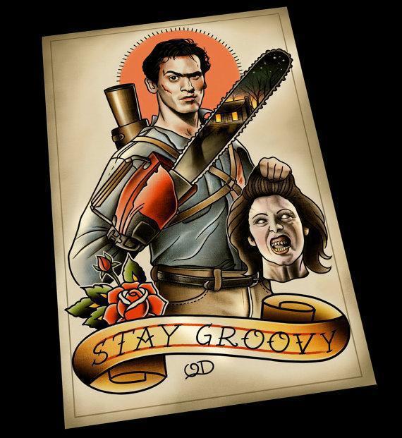 The Evil Dead (Classic Series 8) 11x17 Print – ChrisButlerDesigns