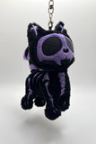 VF-Ultra Violet Skelekitty Plush Keychain