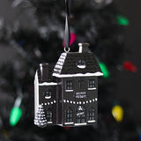 SD-Haunted Holiday House Resin Christmas Decor