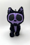 VF-Ultra Violet Skelekitty Plush Keychain