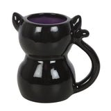 SD-Cute and Creepy Black Cat Mug