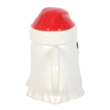 SD-Christmas Ghost Mug with Santa Hat Lid