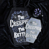 SD-The Creepier the Better Coffin Shaped Tote Bag