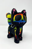 VF-Rainbow Skelekitty Plush Keychain