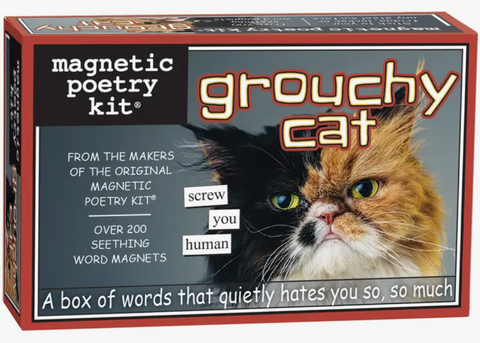MP-Magnetic Poetry - Grouchy Cat