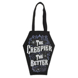 SD-The Creepier the Better Coffin Shaped Tote Bag