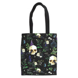 SD-Venom & Vines Skull Polycotton Tote Bag