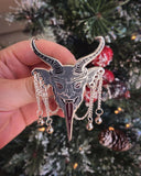 TPICW-Krampus with chains and bells enamel pin