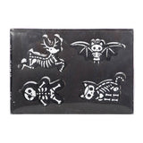 SD-Set of 4 Skeleton Christmas Gingerbread Ornaments