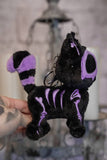 VF-Ultra Violet Skelekitty Plush Keychain