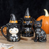 SD-Frightful Folk Black Cat Ornament
