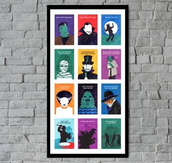 SCP- Movie Motivational Print  -13x25 (6003)