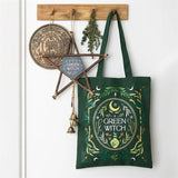 SD-Green Witch Hanging Willow Pentagram with Bells