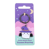 SD-Pastel Goth Witch Ghost Keyring