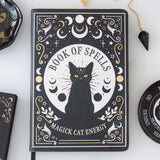 SD-Black Cat Magick Book of Spells Notebook with Pen