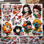 DR-Demon Slayer Tattoo Flash - 11x14 (1014)
