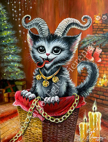 EWA-Kitty Krampus - 8x10 (8047)