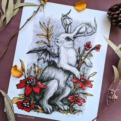 GB-Forager (Jackalope) - 11x14 (1010)