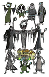 LEE-Ghostface Collage - 11x17 (3005)