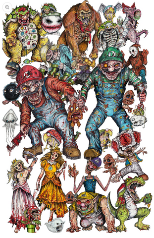 LEE-Mario Collage - 11x17 (3007)