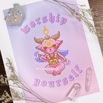 BS-Worship Yourself Baphomet - 8.5x11