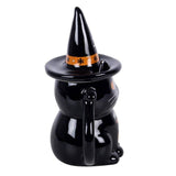 SD-Frightful Folk Black Cat Lidded Mug