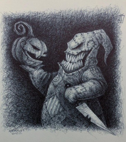 SBC-Scary Oogie Boogie  - 8.5x11