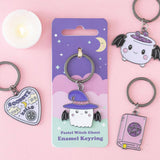 SD-Pastel Goth Witch Ghost Keyring