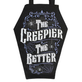 SD-The Creepier the Better Coffin Shaped Tote Bag