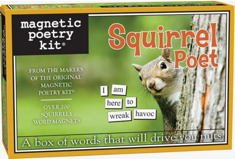 MP-Magnetic Poetry - Squirrel Poet