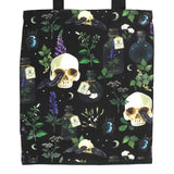 SD-Venom & Vines Skull Polycotton Tote Bag