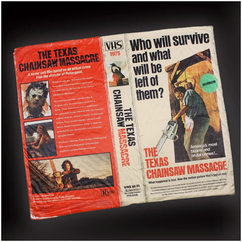CCO-Texas Chainsaw Massacre VHS Throw Blanket
