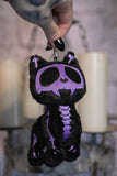 VF-Ultra Violet Skelekitty Plush Keychain