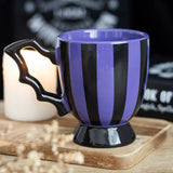 SD-Purple Striped Bat Wing Teacup