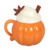 SD-Pumpkin Cream Lidded Mug