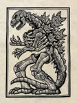 BRR-Godzilla Skeleton - 20x26 (9003)