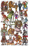 LEE-Muppets Horror Collage - 11x17 (3012)