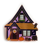 KWAC-Cozy Witch House Town Square Enamel Pin