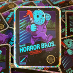 PE-Super Horror Bros Jason Sticker - Blue