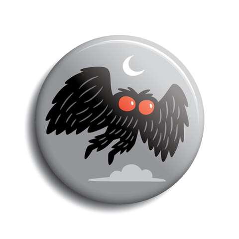 MO-Mothman Moon Button
