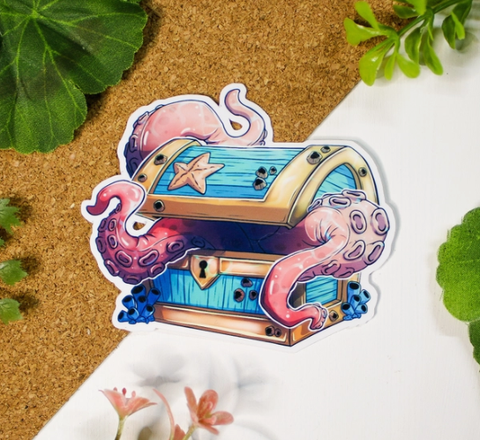 NNA-Ocean Treasure Chest Sticker