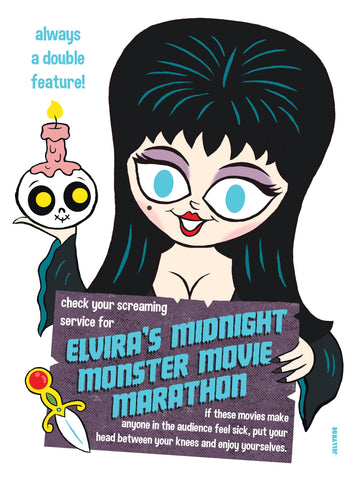 JELKO-Elvira's Monster Marathon - 12x16