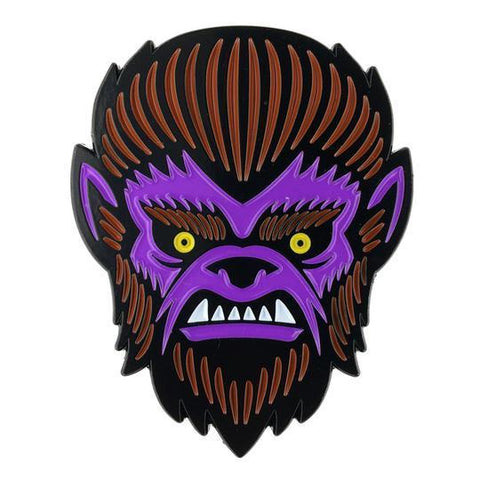 MO-Wolf Man Head Enamel Pin