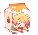 TK-MHA Pineapple Milk - Sticker