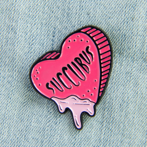 ECT-Succubus Oozing Pink Candy Pin