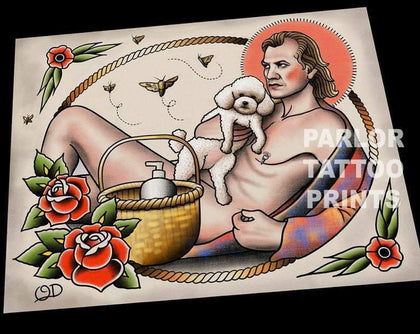 TPW-Buffalo Bill Silence of the Lambs Tattoo - 11x14