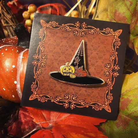 TPICW-Halloween Witch Hat - Enamel Pin