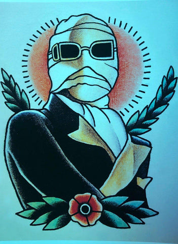 TPW-Invisible Man Tattoo - 5x7