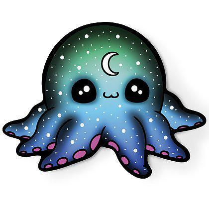 AL-Galactic Octopus Sticker